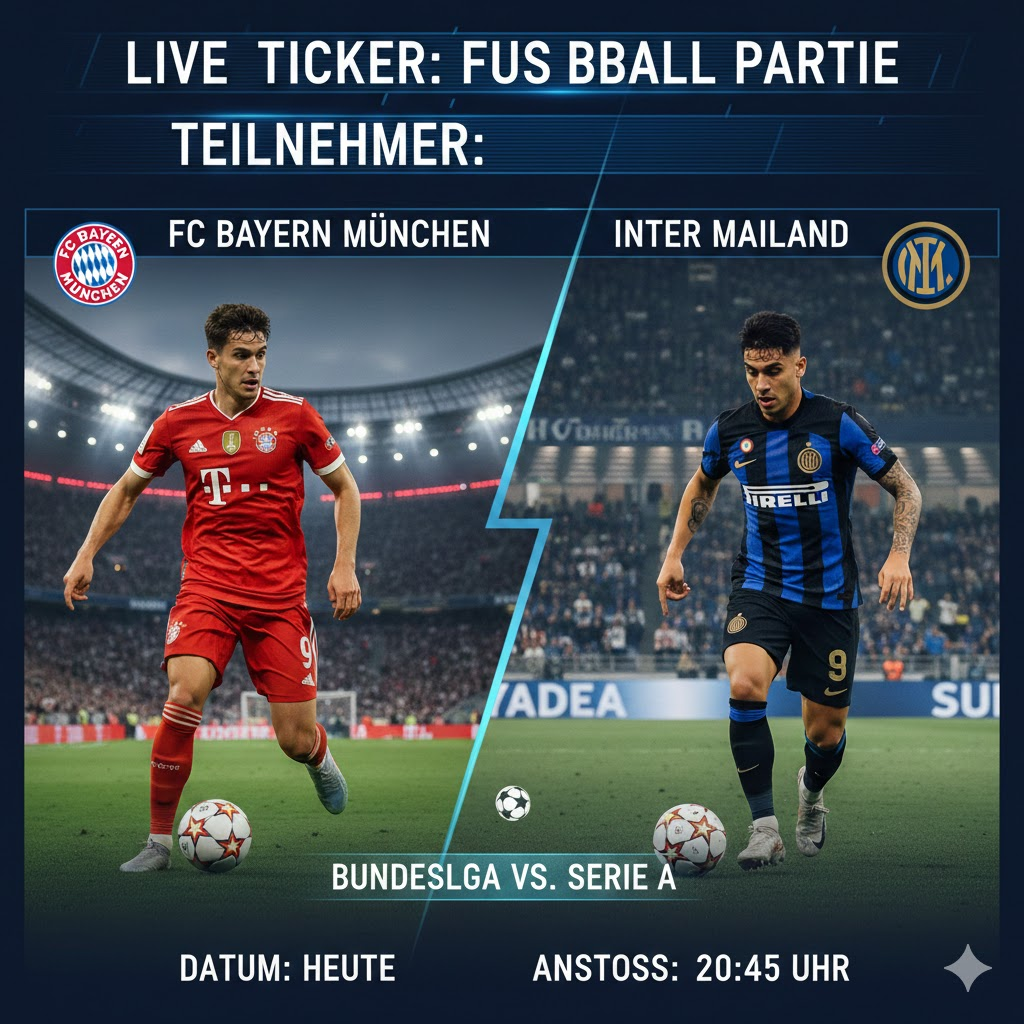 Ticker: Teilnehmer: FC Bayern München gegen Inter Mailand – Vollständiger 2025 Spielguide, Teams, Taktik, Historie & Live-Updates