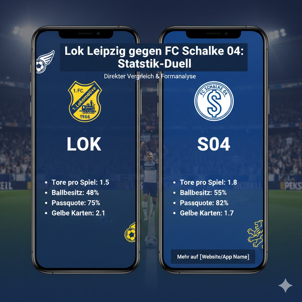 Teilnehmer: Lok Leipzig gegen FC Schalke 04 Statistiken – Alle Daten, Analyse & Prognose