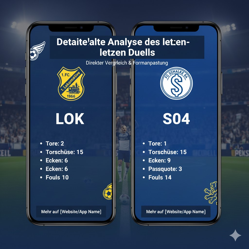 teilnehmer: lok leipzig gegen fc schalke 04 statistiken