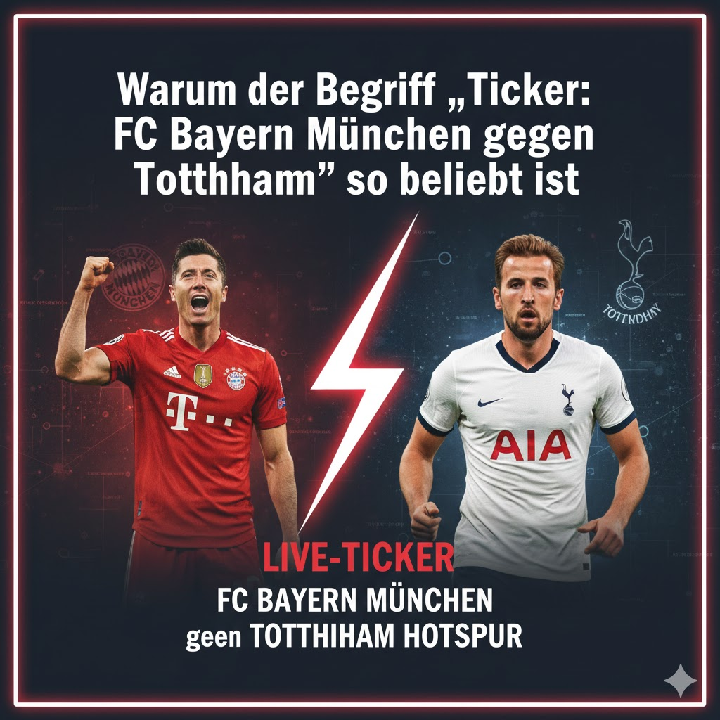 ticker: teilnehmer: fc bayern münchen gegen tottenham hotspur