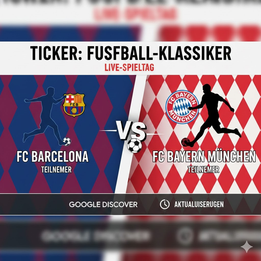 ticker: teilnehmer: fc barcelona gegen fc bayern münchen