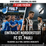 ticker: teilnehmer: eintracht norderstedt gegen fc st. pauli