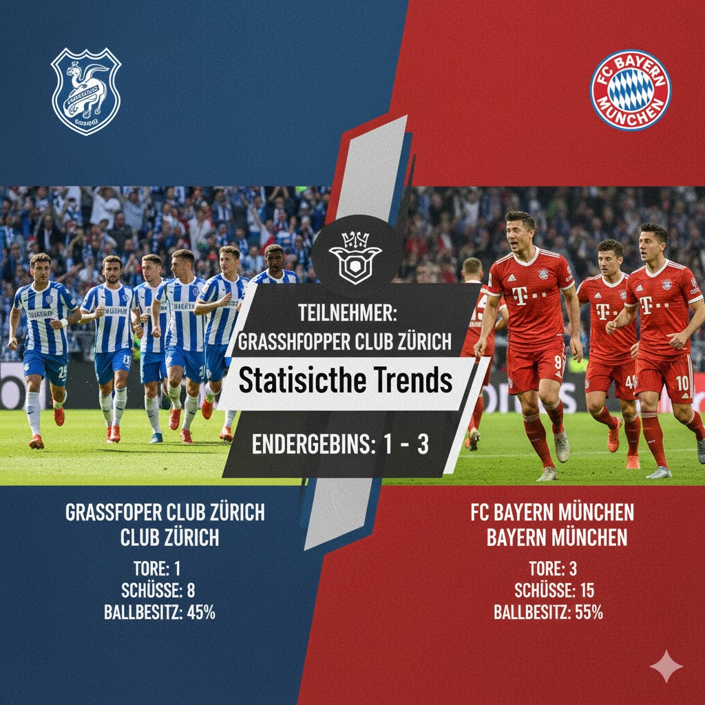 teilnehmer: grasshopper club zürich gegen fc bayern münchen statistiken