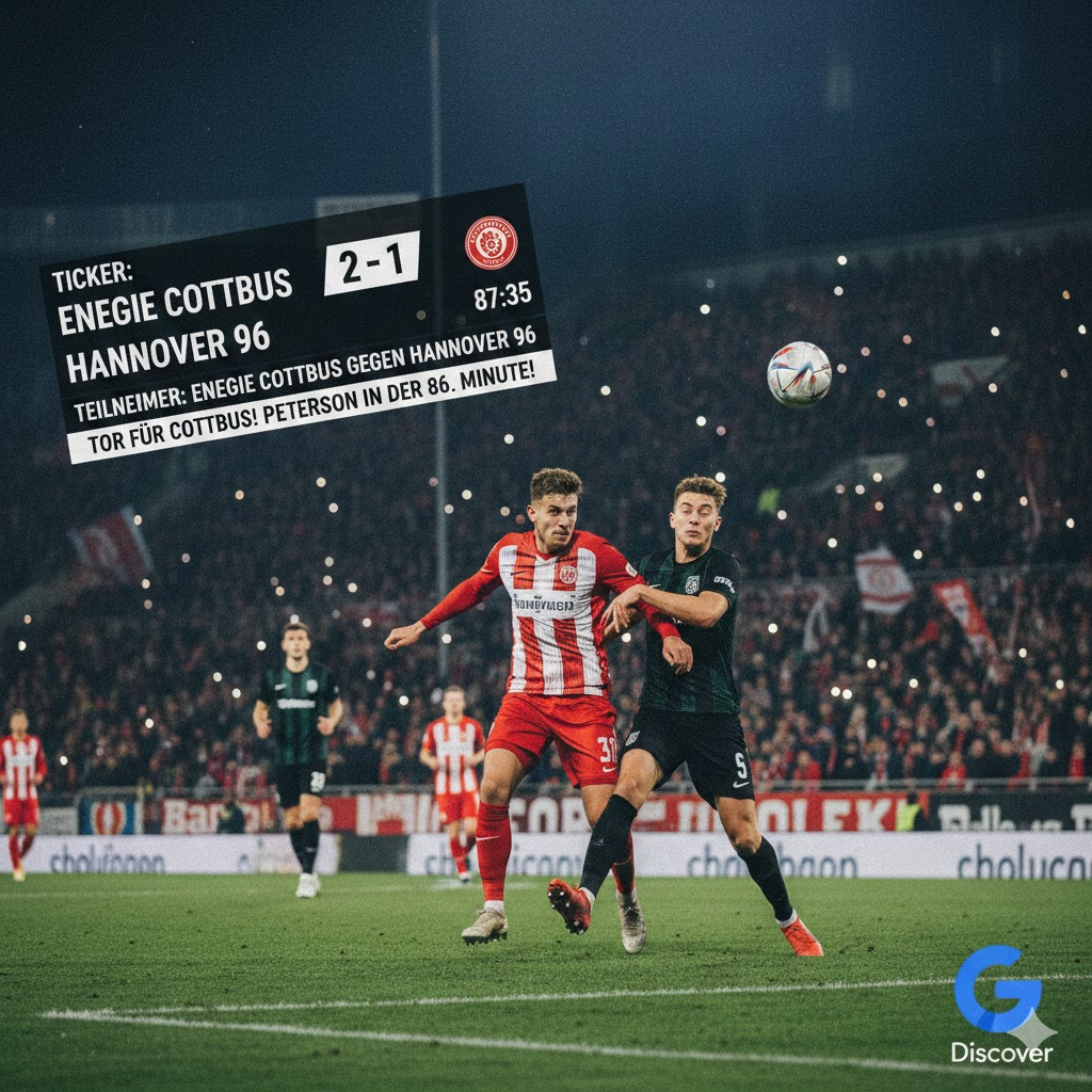 Ticker: Teilnehmer: Energie Cottbus gegen Hannover 96 – Alles Wichtige zum Spiel