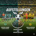 aufstellungen: teilnehmer: sporting lissabon gegen borussia dortmund