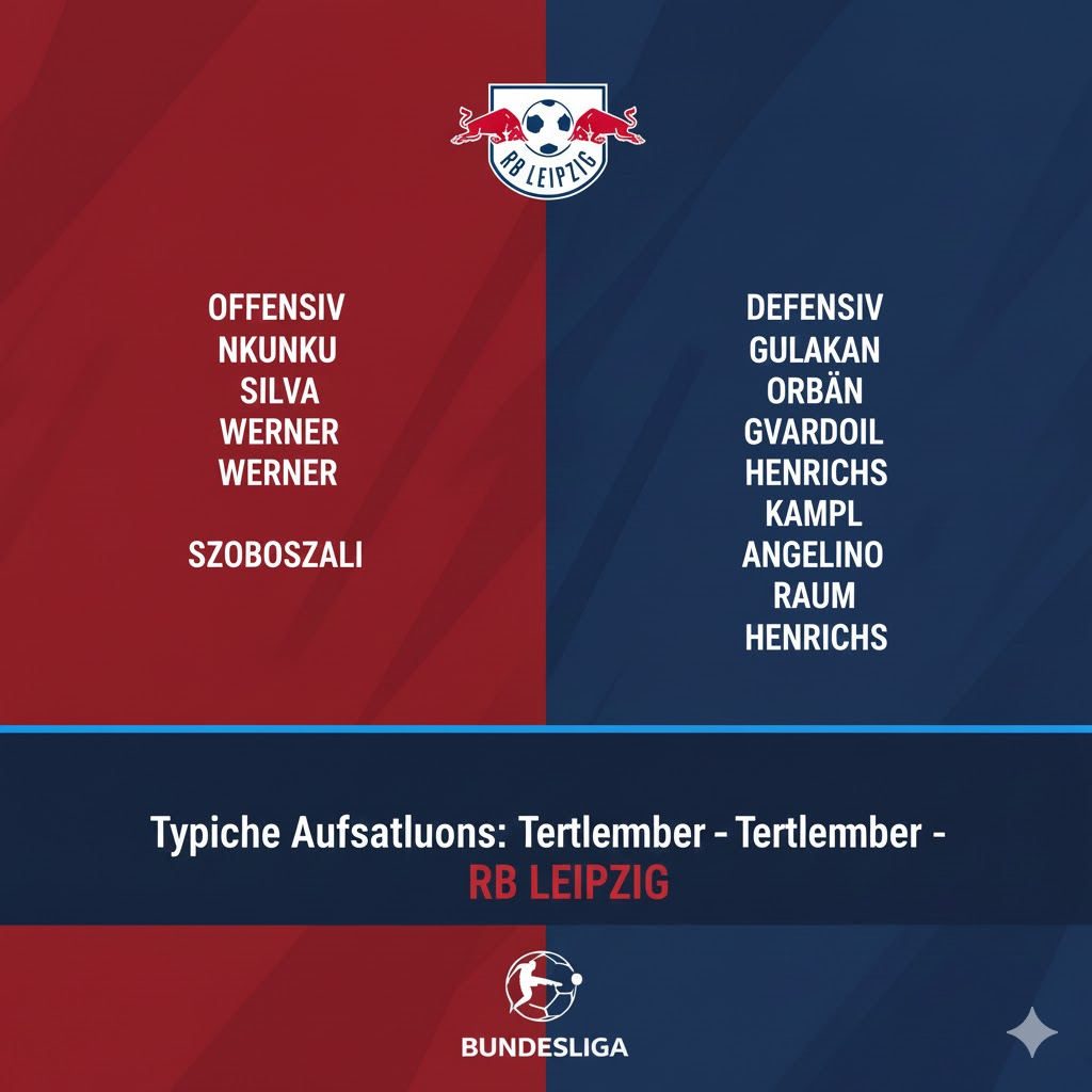 aufstellungen: teilnehmer: fc bayern münchen gegen rb leipzig