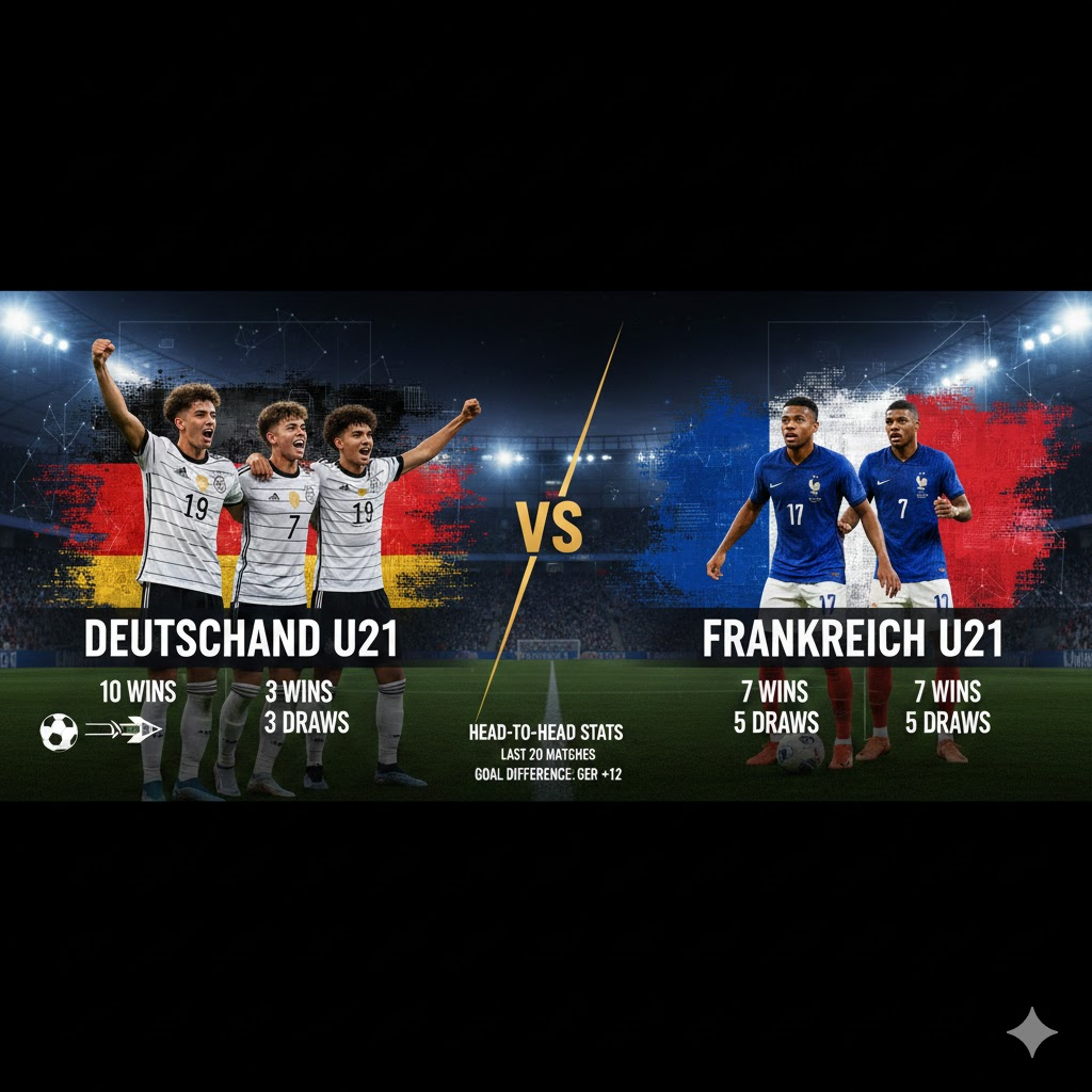 teilnehmer: deutschland u21 gegen frankreich u21 statistiken