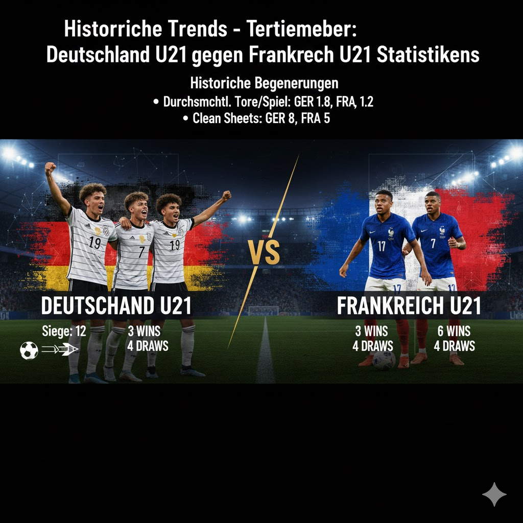 teilnehmer: deutschland u21 gegen frankreich u21 statistiken