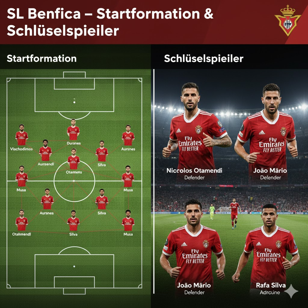 aufstellungen: teilnehmer: fc barcelona gegen benfica