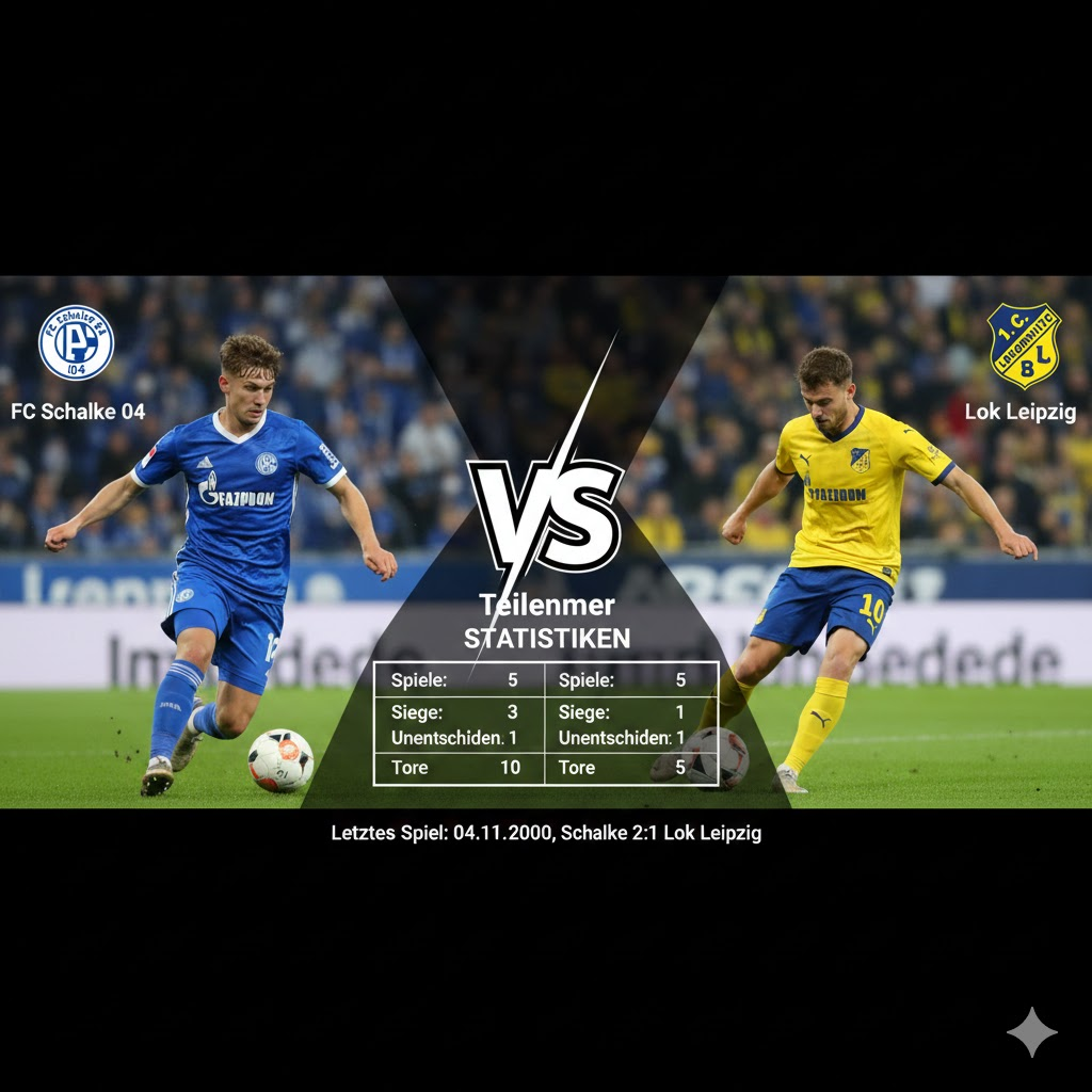 Teilnehmer: Lok Leipzig Gegen FC Schalke 04 Statistiken – Analyse und Trends