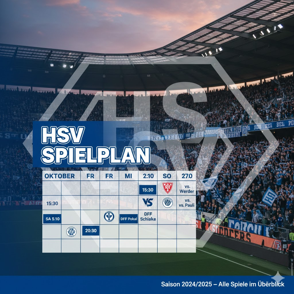 hsv spielplan