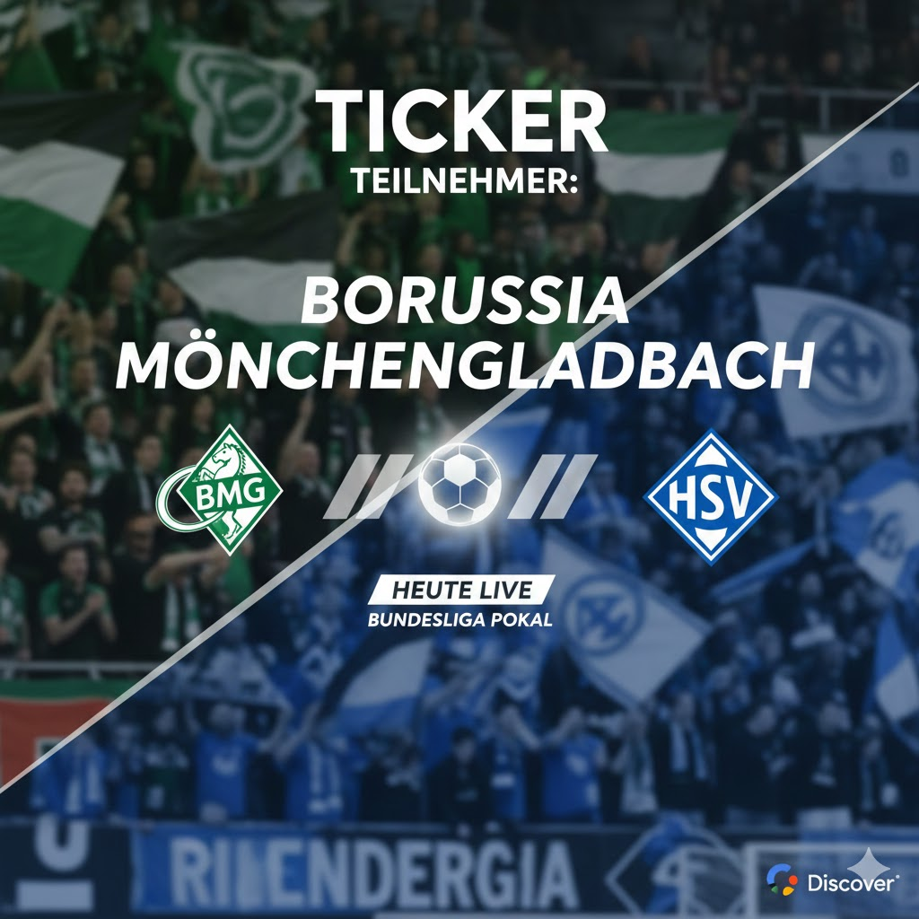 Ticker: Teilnehmer: Borussia Mönchengladbach gegen HSV – Alles zum Bundesliga-Duell 2025/26