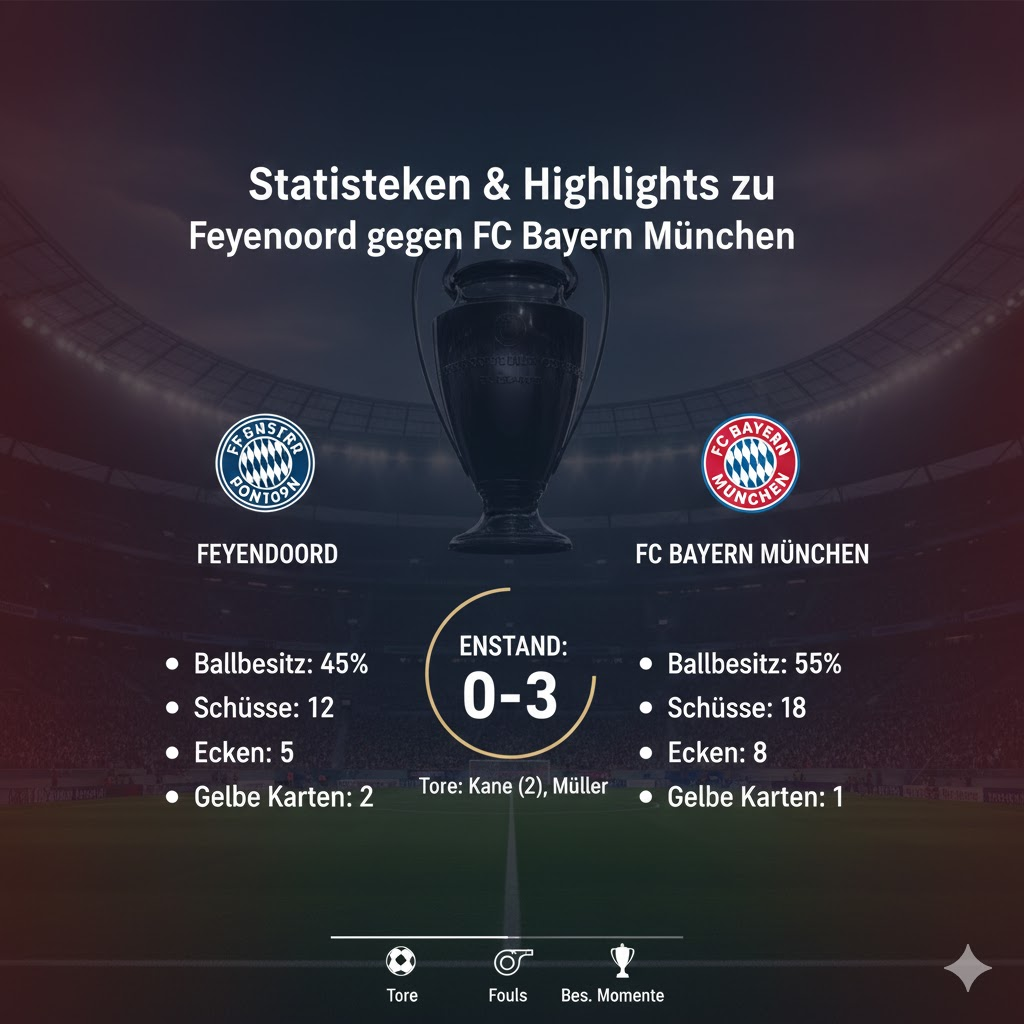 ticker: teilnehmer: feyenoord gegen fc bayern münchen