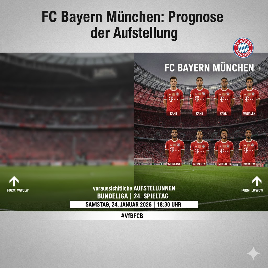 FC Bayern München: Prognose der Aufstellung
